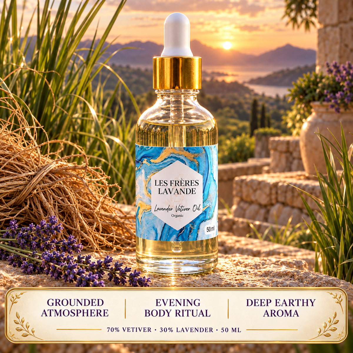 Lavender & Vetiver Oil – 50 ml