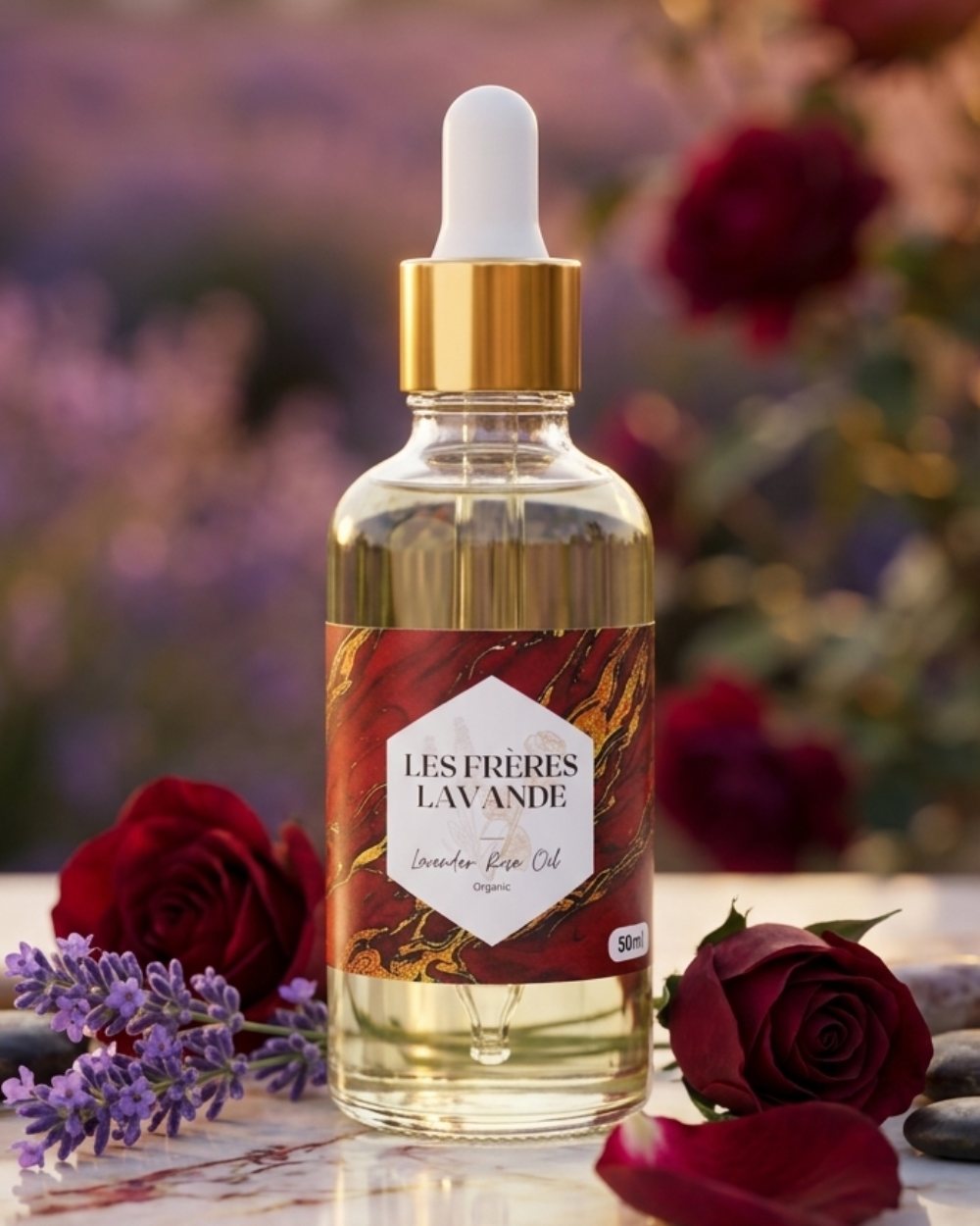 Lavender and Rose oil