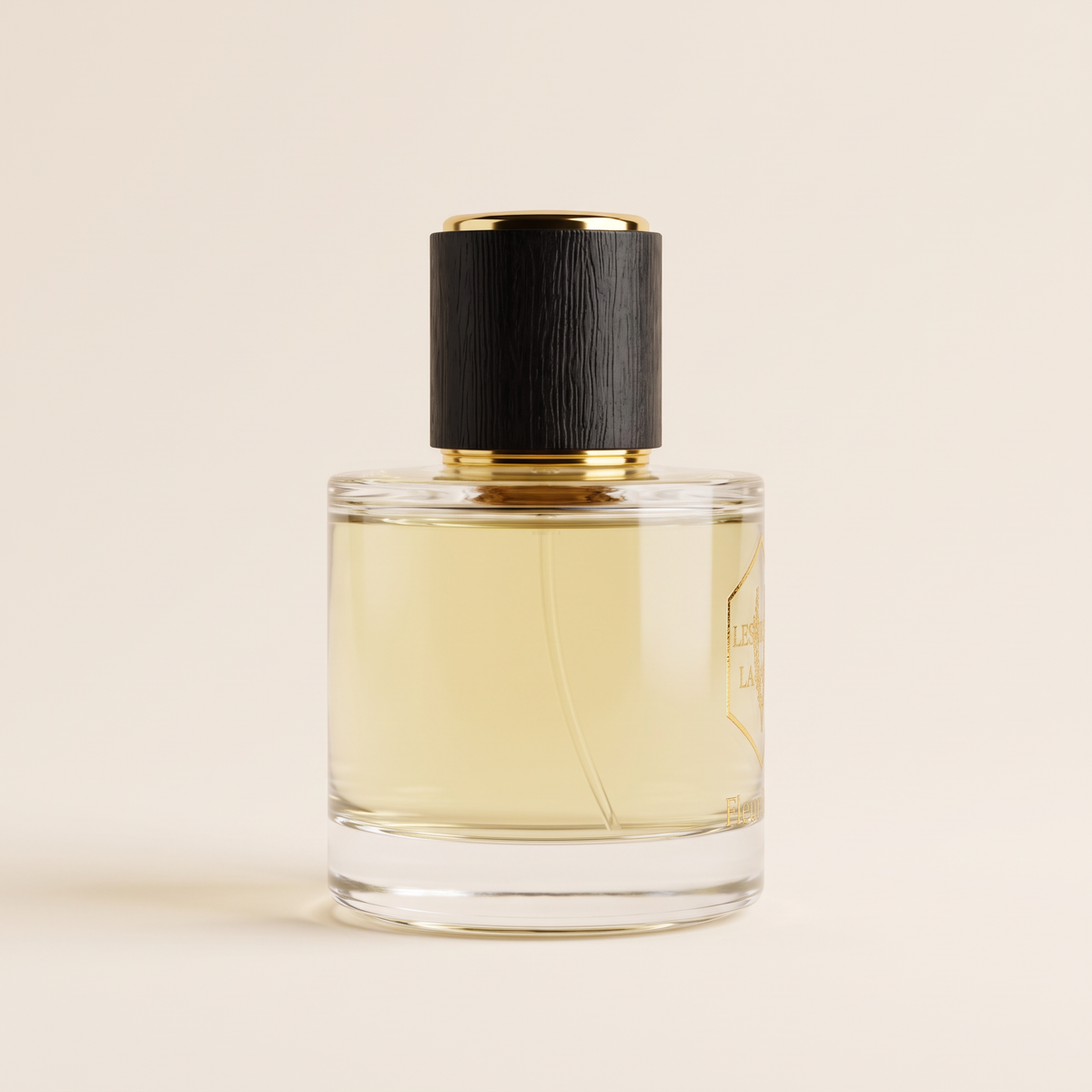 Fleur de Vie perfume bottle, side view